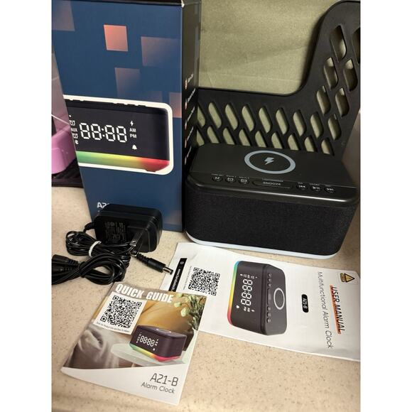 Fansbee Smart Bluetooth Alarm Clock Radio A21-B - Picture 9 of 16